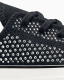 CT70 X Swarovski® crystals Vintage Black LOW CUT A16171C