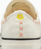 CT70 Embroidered Flowers EGRET LOW CUT A15084C