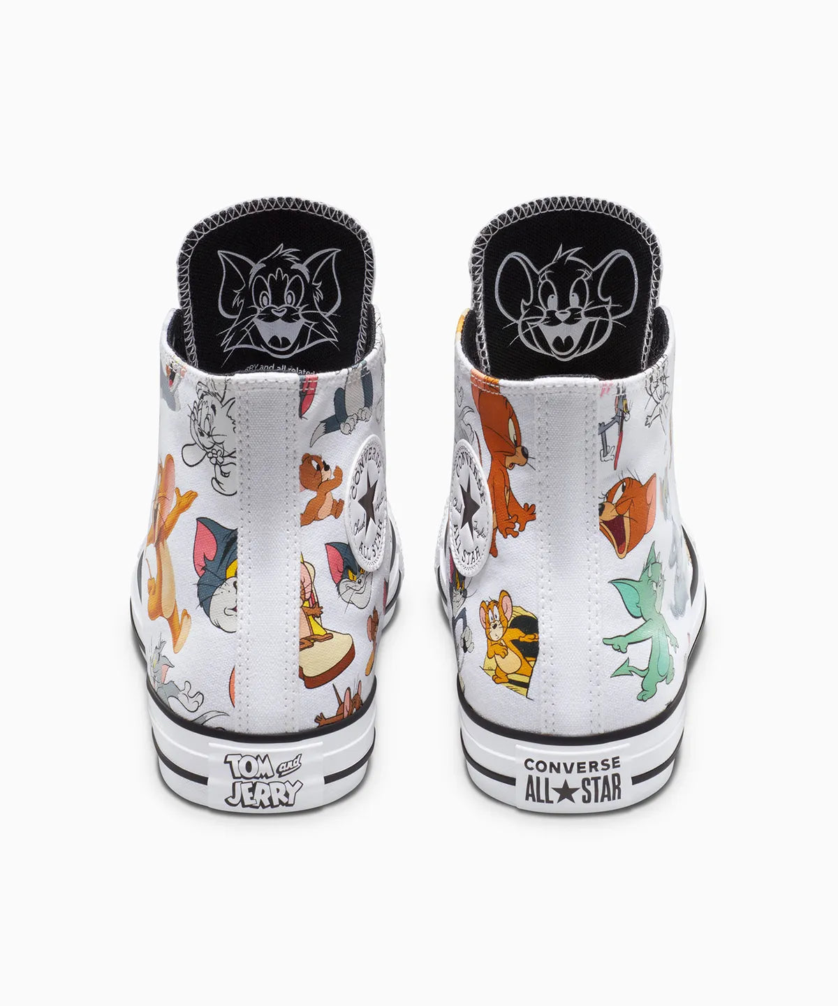 【数量限定】ALL STAR Chuck Taylor x  Tom & Jerry WHITE HI CUT A15112C