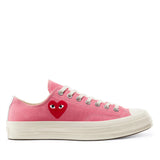 CT70 X Play Comme des Garcons Chuck 70 Ox Bright Pink LOW CUT 168304C