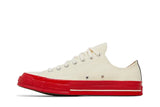 CT70 X Play Comme des Garcons PLAY Pristine Red Midsole LOW CUT A01796C