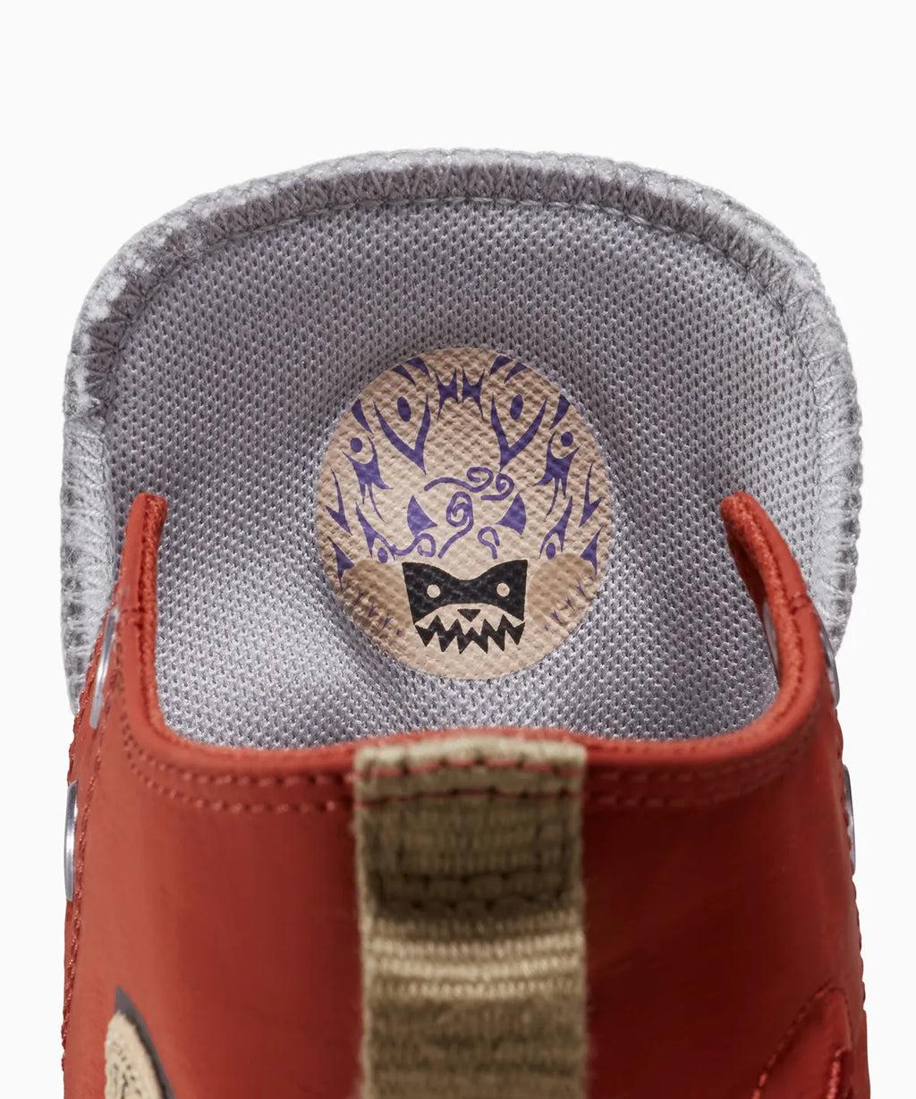 【ナルト 疾風伝  NARUTO SHIPPUDEN 】ALL STAR Chuck Taylor x GAARA RITUAL RED HI CUT A14838C