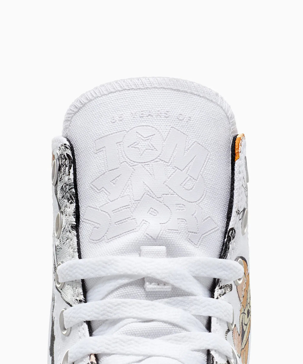 【数量限定】ALL STAR Chuck Taylor x  Tom & Jerry WHITE HI CUT A15112C