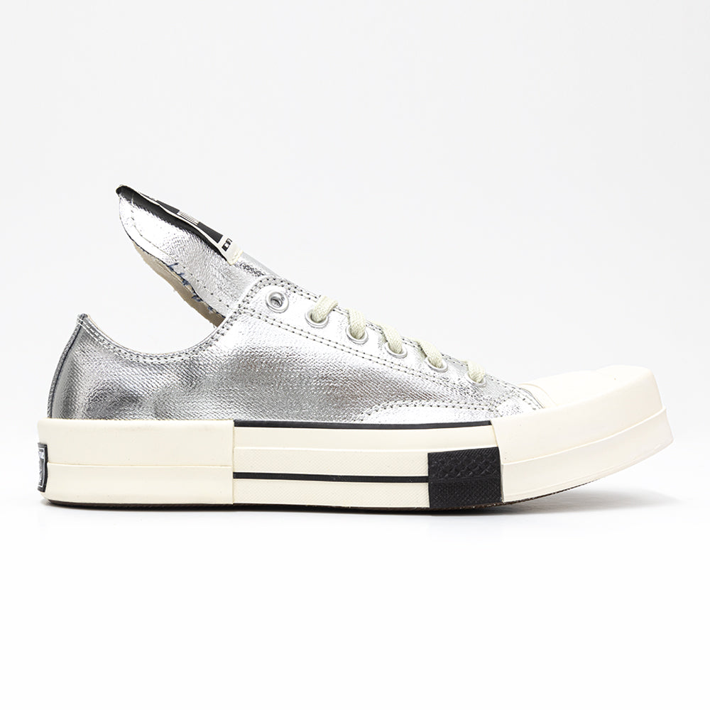 CT70 X DRKSHDW TURBODRK SILVER LACQUERED LOW CUT A01292C