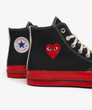 CT70 X Play Comme des Garcons PLAY Black Red Midsole HI CUT A01793C