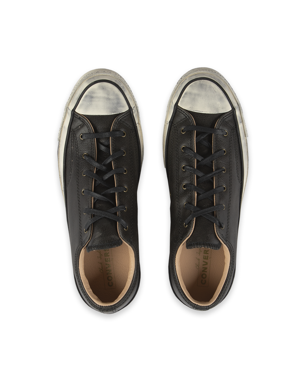 【数量限定】CT70 Vintage Black Leather（レザー）LOW CUT A02625C