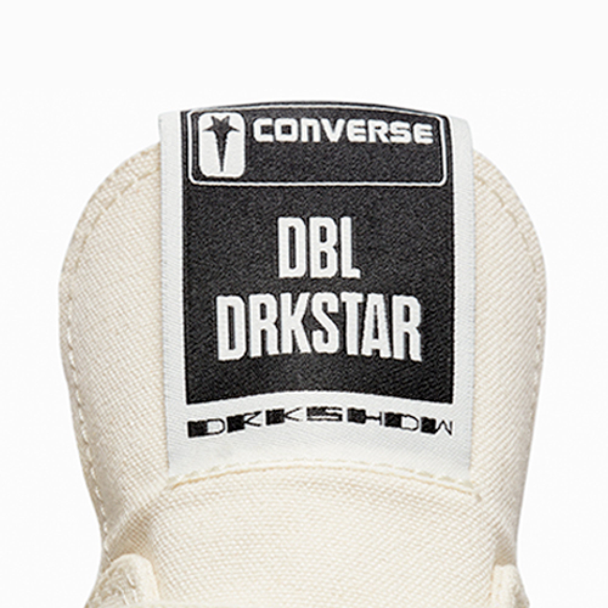 【SEVENTEEN ジョシュア 着用・11月再入荷・数量限定】CT70 X DRKSHDW（リック オウエンス）DBL DRKSTAR IVORY LOW CUT A04955C