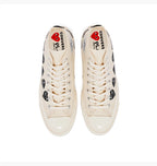 CT70 X Play Comme des Garcons Chuck 70 Ox Multi Heart Egret HI CUT A08148C