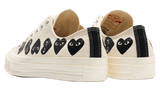 CT70 X Play Comme des Garcons Chuck 70 Ox Multi Heart Egret LOW CUT A08150C