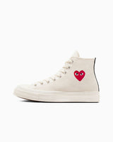 【24年7月新作】CT70 OG PLAY Comme des Garçons Single Heart BEIGE HI CUT A08800C