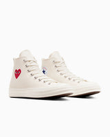 【24年7月新作】CT70 OG PLAY Comme des Garçons Single Heart BEIGE HI CUT A08800C