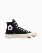 CT70 OG PLAY Comme des Garçons Single Heart BLACK HI CUT A08801C