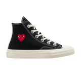 CT70 X Play Comme des Garcons Single Hear BLACK（キッズ）17cm~21cm  HI CUT A08802C