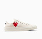 【24年7月新作】CT70 OG PLAY Comme des Garçons Single Heart BEIGE LOW CUT A08805C