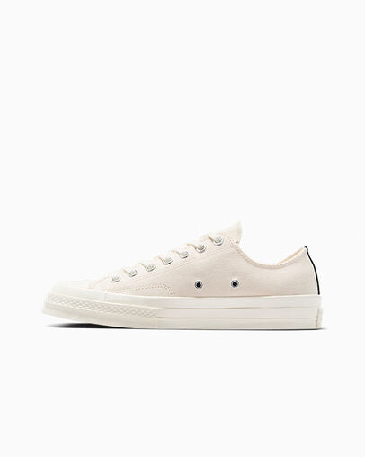 【24年7月新作】CT70 OG PLAY Comme des Garçons Single Heart BEIGE LOW CUT A08805C