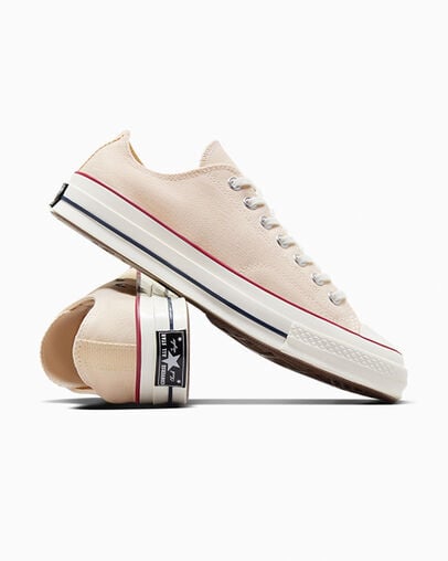【WIDE FIT】CT70 PARCHMENT LOW CUT （生成り）162062MP