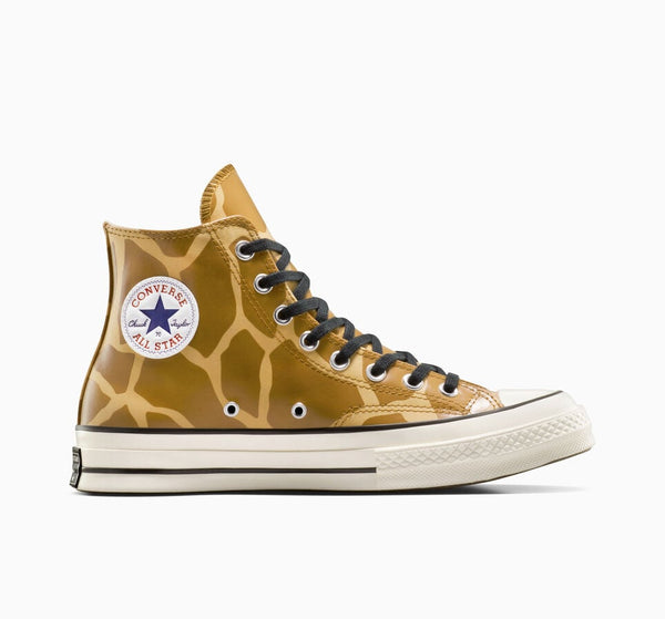 【数量限定・旧パッチ 】CT70 Glow-In-The-Dark Giraffe Print Sneakers Ginger Snap HI CUT A13620C