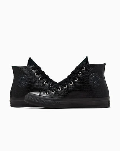 【数量限定】CT70 LTD（リミテッド） MONO BLACK PREMIUM LEATHER（レザー）HI CUT A13640C