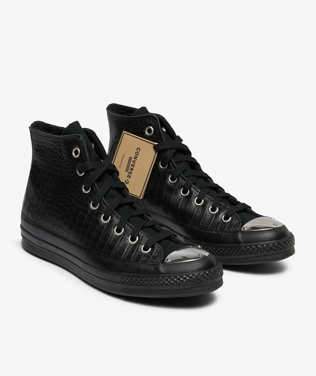 【数量限定】CT70 LTD（リミテッド） MONO BLACK PREMIUM LEATHER（レザー）HI CUT A13640C