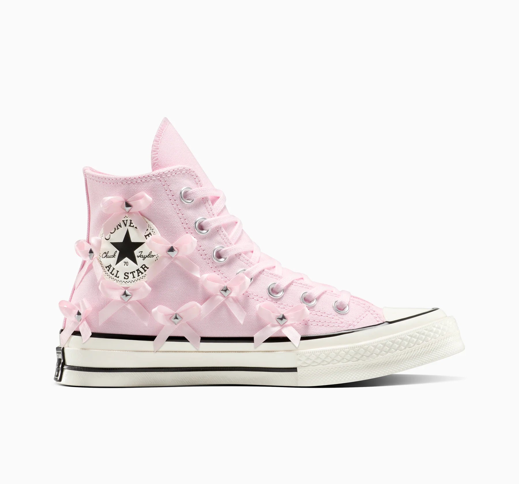 CT70 Chuck 70 Bows & Studs Pink Frosting HI CUT A14444C – raretem.shop CT70 Chuck 70 Bows & Studs Pink Frosting HI CUT A14444C – raretem.shop