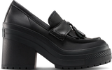 CT70 De Luxe Platform Heel Loafers Black HI CUT A14714C