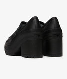 CT70 De Luxe Platform Heel Loafers Black HI CUT A14714C