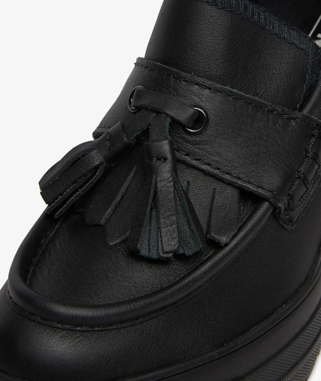 CT70 De Luxe Platform Heel Loafers Black HI CUT A14714C