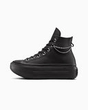 ALL STAR Lift Double Stack Platform Chains BLACK HI CUT A15165C