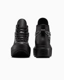 ALL STAR Lift Double Stack Platform Chains BLACK HI CUT A15165C