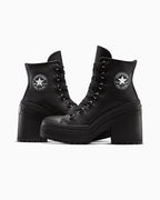 CT70 De Luxe Heel waterproof（防水）Platform Leather BLACK A15514C