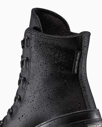 CT70 De Luxe Heel waterproof（防水）Platform Leather BLACK A15514C