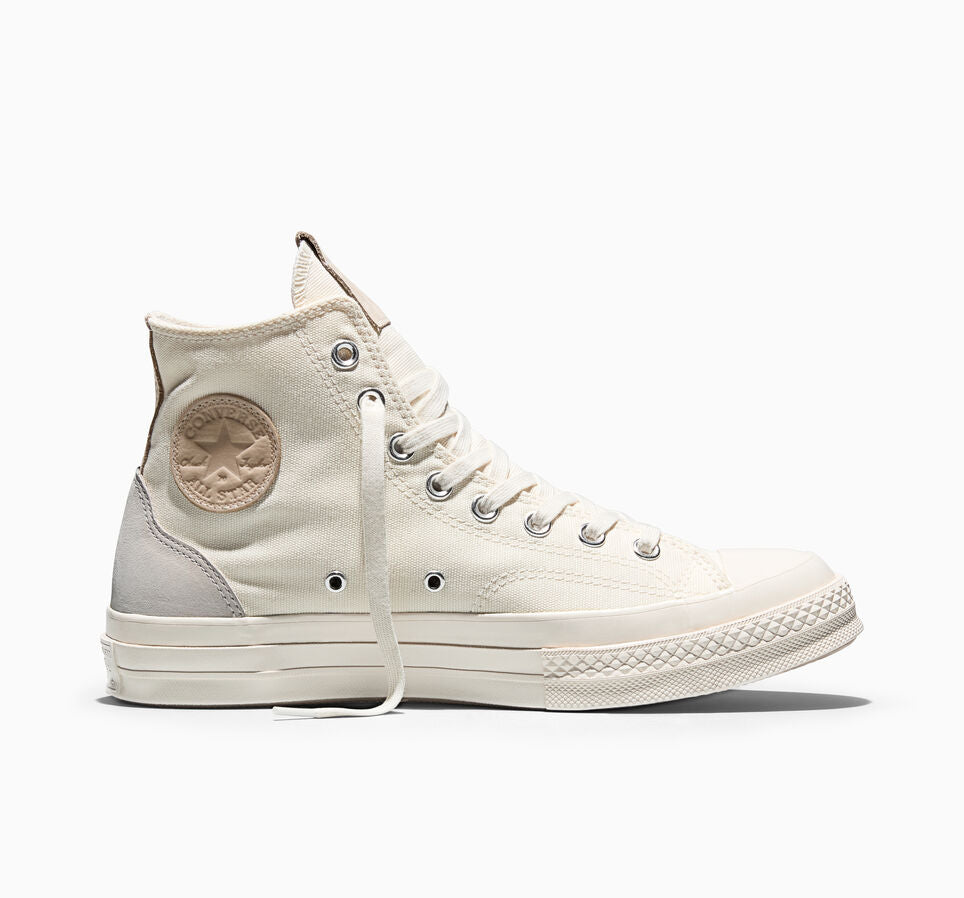 CT70 Canvas & Suede Vintage White HI CUT A15989C – RARETEM