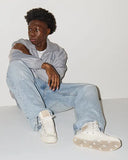 CT70 Canvas & Suede Vintage White HI CUT A15989C