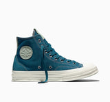 CT70 Canvas & Suede Murky Waters Blue HI CUT A15990C
