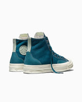CT70 Canvas & Suede Murky Waters Blue HI CUT A15990C – raretem.shop