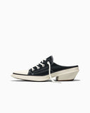 CT70 De Luxe Pointed Mule Heel Platform BLACK LOW CUT A16060C