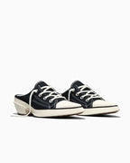 CT70 De Luxe Pointed Mule Heel Platform BLACK LOW CUT A16060C