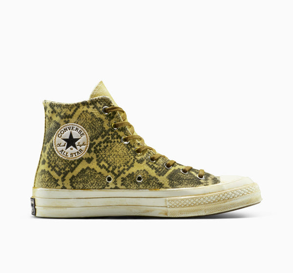 【数量限定・ヴィンテージ加工 】CT70 Serpentine Sneakers Snake Brown HI CUT A16475C