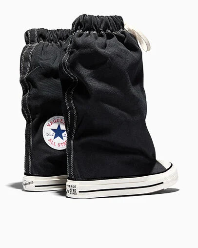 【Hearts2Hearts PV着用】Converse Chuck Taylor All Star X Vaquera Slouch Wedge BLACK XHI CUT A17687C