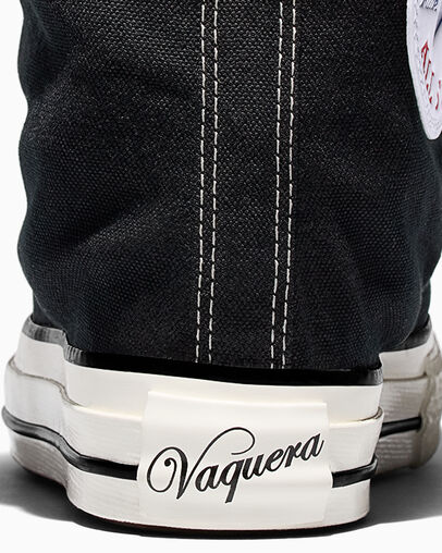 【Hearts2Hearts PV着用】Converse Chuck Taylor All Star X Vaquera Slouch Wedge BLACK XHI CUT A17687C
