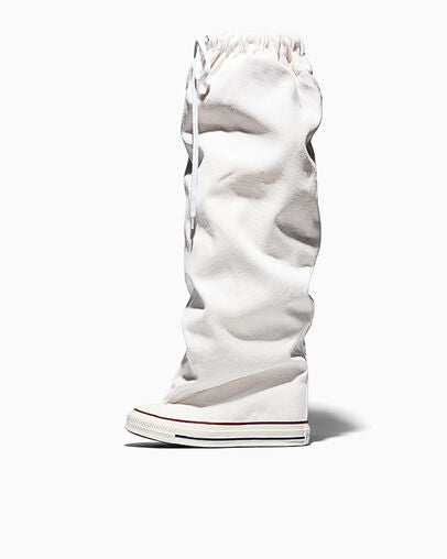 【Hearts2Hearts PV着用】Converse Chuck Taylor All Star X Vaquera Slouch Wedge White XXXHI CUT A17690C