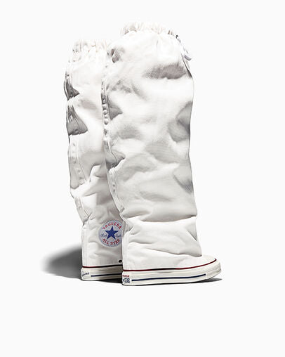 【Hearts2Hearts PV着用】Converse Chuck Taylor All Star X Vaquera Slouch Wedge White XXXHI CUT A17690C