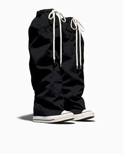 【Hearts2Hearts PV着用】Converse Chuck Taylor All Star X Vaquera Slouch Wedge BLACK XXXHI CUT A17691C