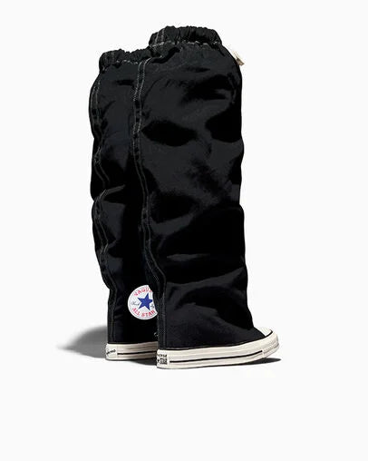 【Hearts2Hearts PV着用】Converse Chuck Taylor All Star X Vaquera Slouch Wedge BLACK XXXHI CUT A17691C