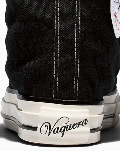 【Hearts2Hearts PV着用】Converse Chuck Taylor All Star X Vaquera Slouch Wedge BLACK XXXHI CUT A17691C