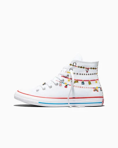 【数量限定】ALL STAR Chuck Taylor x  Hello Kitty And Friends All Star Charmed White HI CUT A17699C