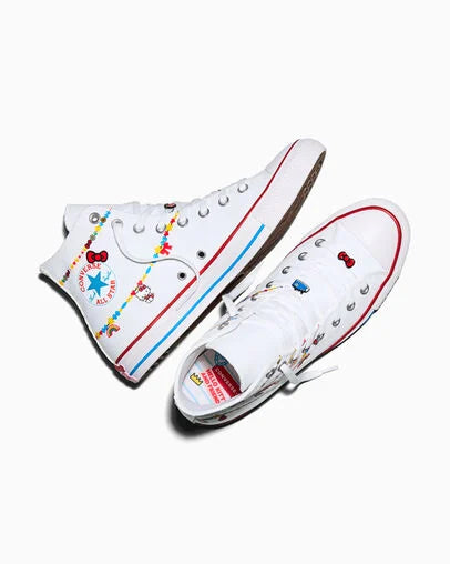 【数量限定】ALL STAR Chuck Taylor x  Hello Kitty And Friends All Star Charmed White HI CUT A17699C