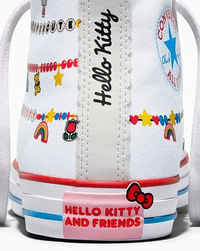 【数量限定】ALL STAR Chuck Taylor x  Hello Kitty And Friends All Star Charmed White HI CUT A17699C