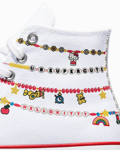 【数量限定】ALL STAR Chuck Taylor x  Hello Kitty And Friends All Star Charmed White HI CUT A17699C