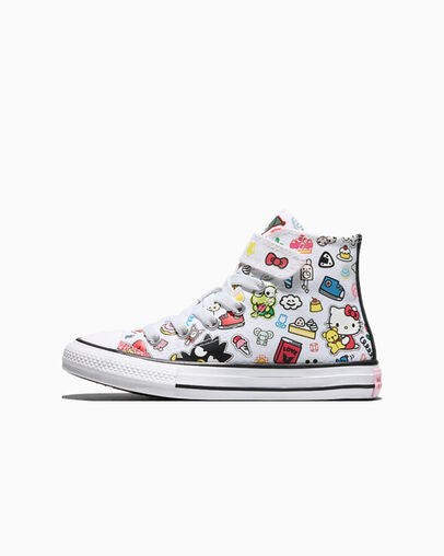 【数量限定】ALL STAR Chuck Taylor x  KIDS Hello Kitty And Friends All Star Easy-On Stickers White HI CUT A17701C